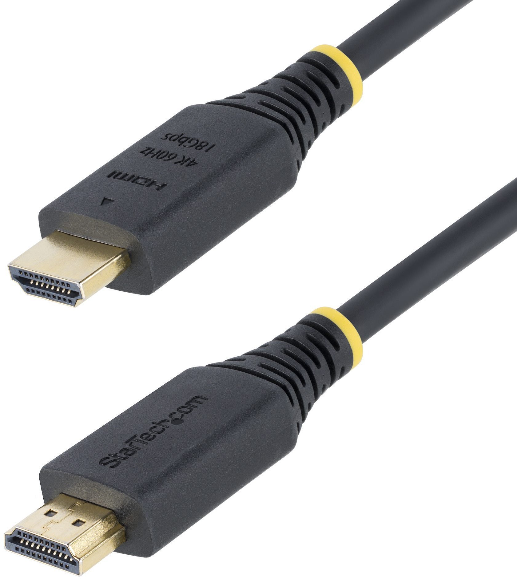 StarTech.com 1m (3.3ft) Premium Certified High Speed HDMI Cable, 4K60Hz - Premium Highspeed - HDMI-Kabel mit Ethernet - HDMI mannlich zu HDMI mannlich