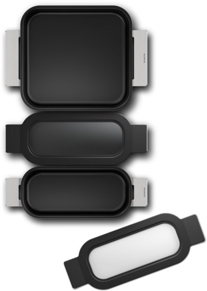 Siemens HZ9FF030, Stainless steel, Black, Stainless steel