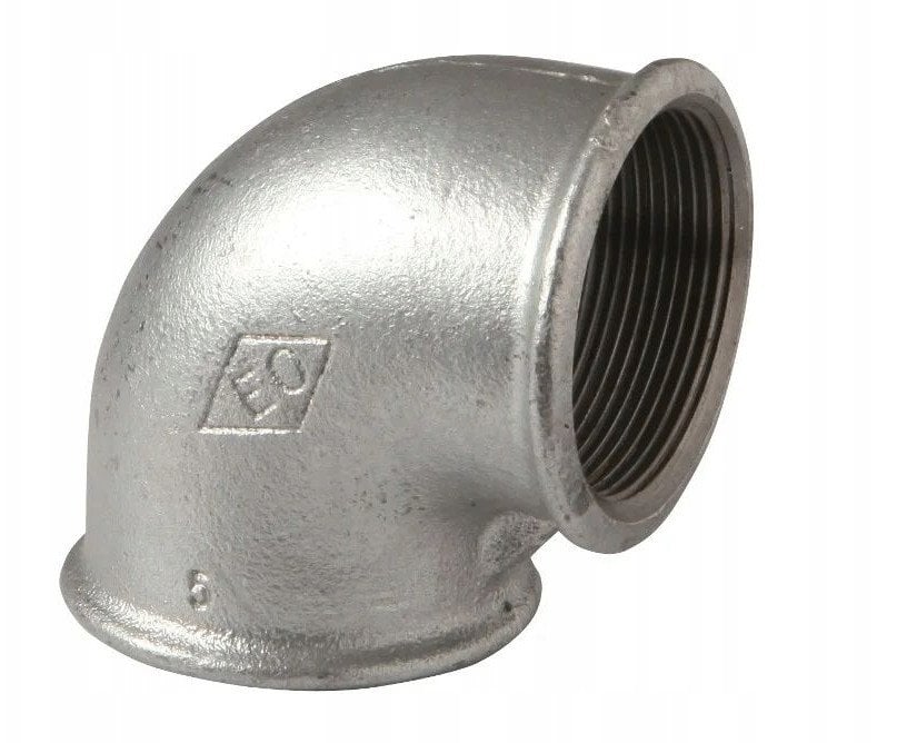 Kolanko 6 nakrętne 90° typ A1 ocynk 3