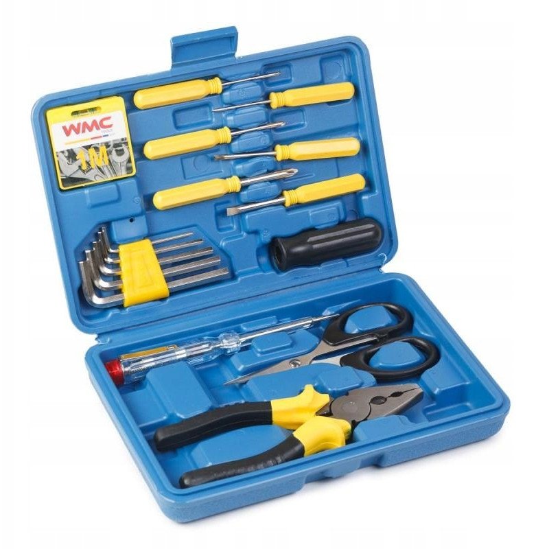 Zestaw narzędzi 16el. (kombinerki, wkrętaki, imbusy)