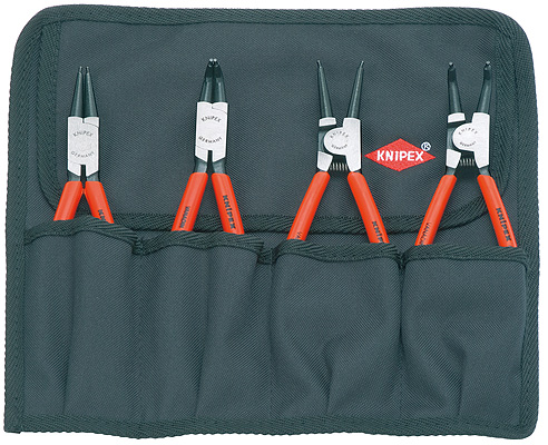 Knipex Zestaw szczypiec do pierścieni osadniczych 4szt. (00 19 56)