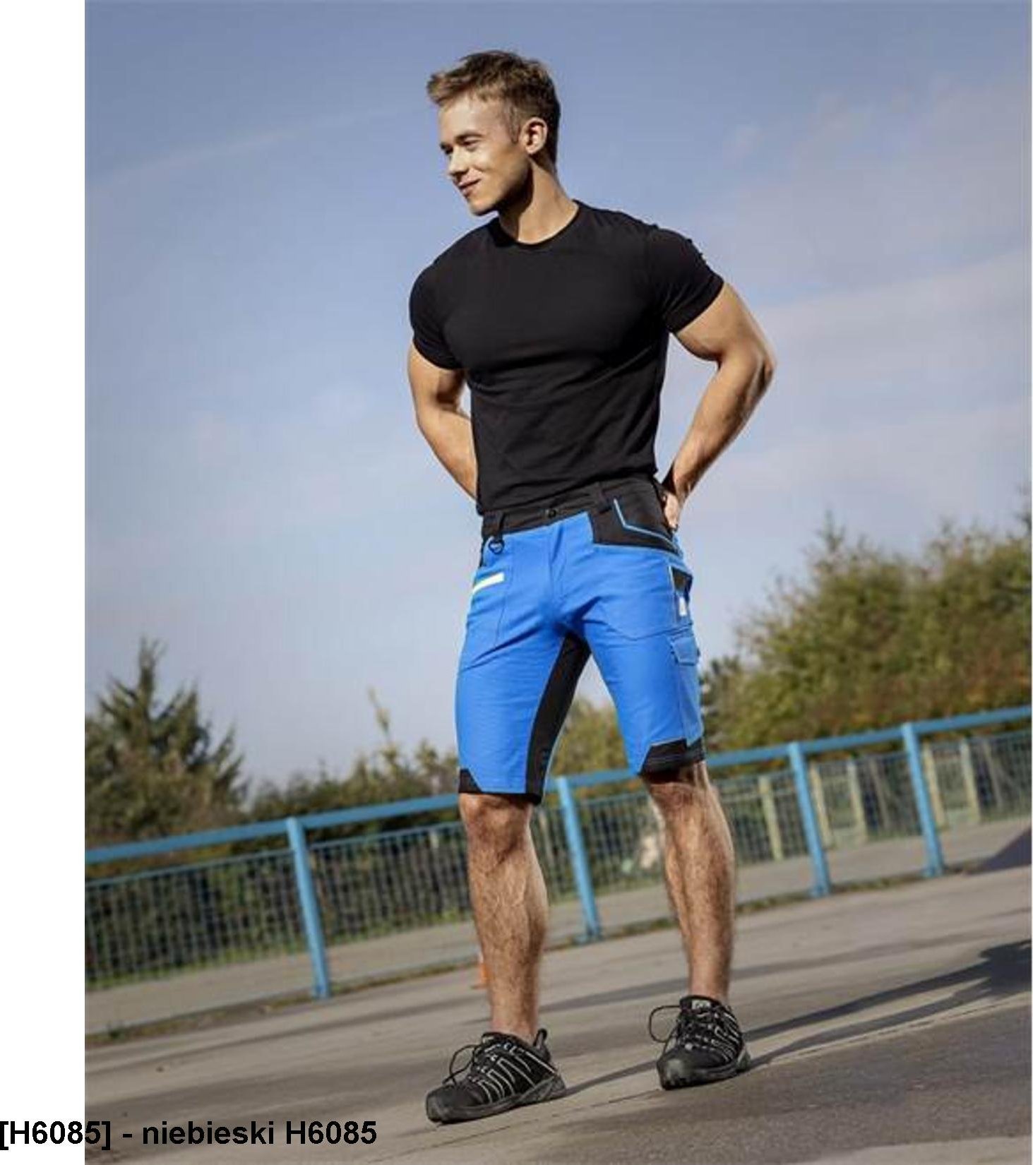 Ardon ARDON 4Xstretch H6085 - Szorty spodenki ARDON4Xstretch niebieskie 46 - niebieski H6085 46