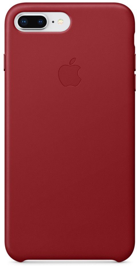 Apple iPhone 8 Plus / 7 Plus Leather Case, Red (MQHN2ZM/A)