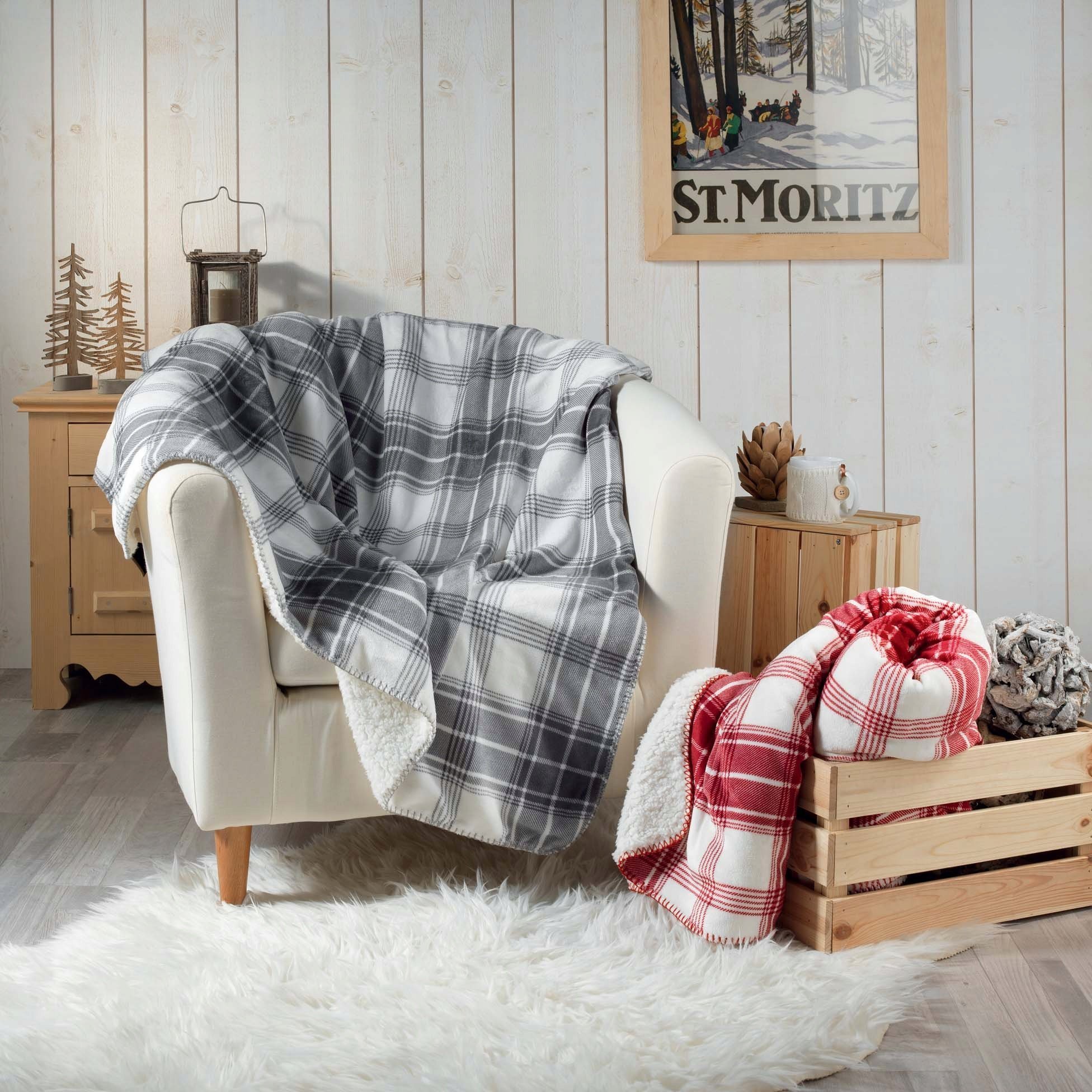 Douceur d`Interieur Firana gotowa SALINA, 140 x 240 cm, biała