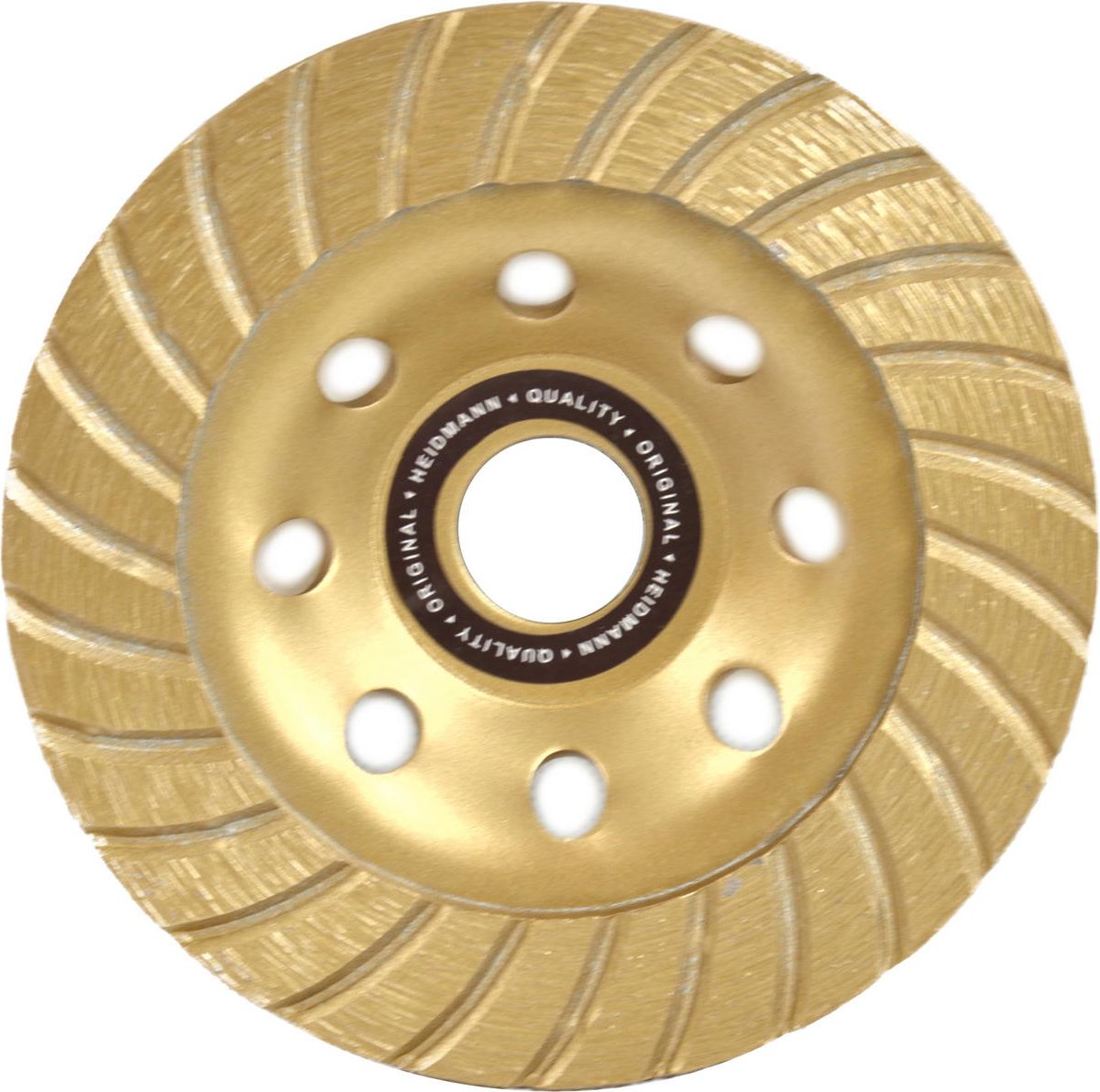 Geko Tarcza diam. turbo szlifowania betonu 125mmx22.23 Heidmann(50)