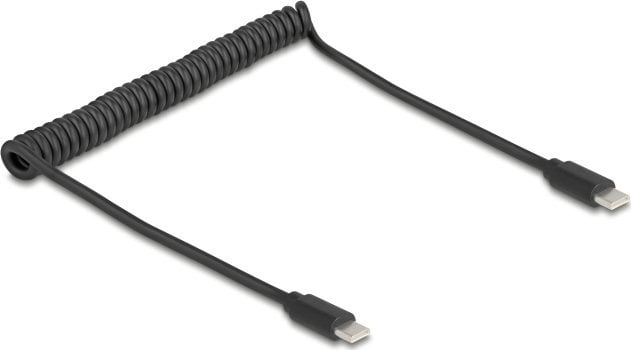 Kabel USB Delock USB-C - USB-C 0.75 m Czarny (90369)