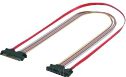 Mcab SATA 22-pin - SATA 22-pin, 0.5m, Czerwony (7008018)