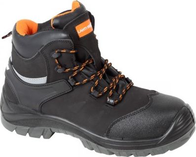 Lahti Pro Trzewiki Nubukowe Czarno-pomarańczowe 39 (L3011839)