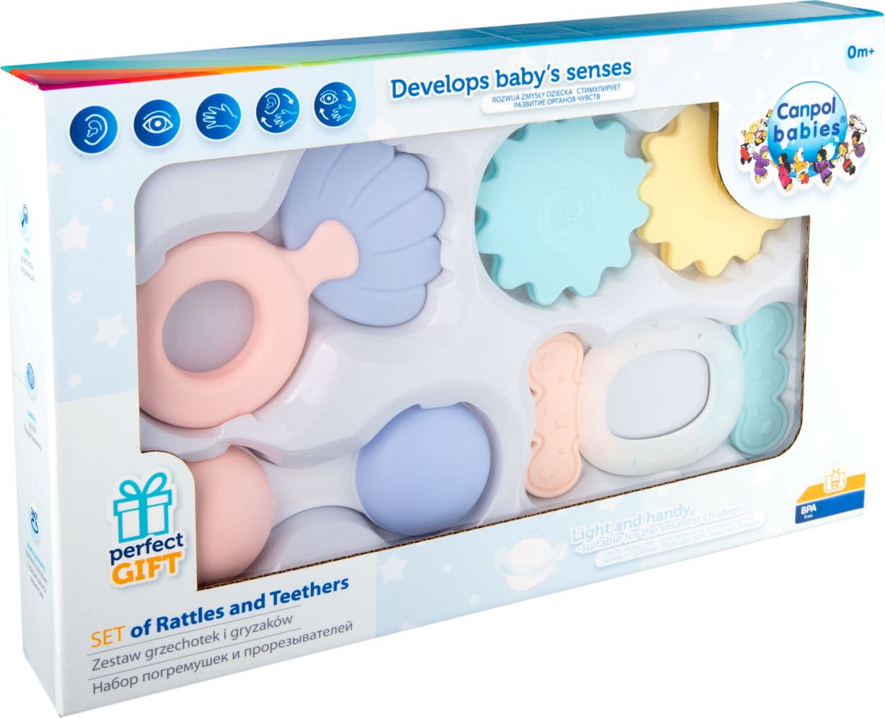 Canpol Zestaw pierwszych grzechotek Pastel Canpol Babies