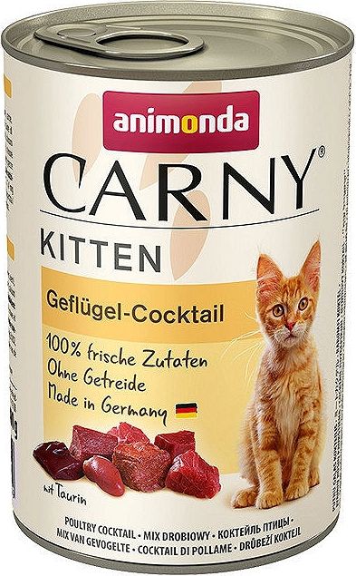 Animonda ANIMONDA Cat Carny Kitten smak: koktajl drobiowy 400g