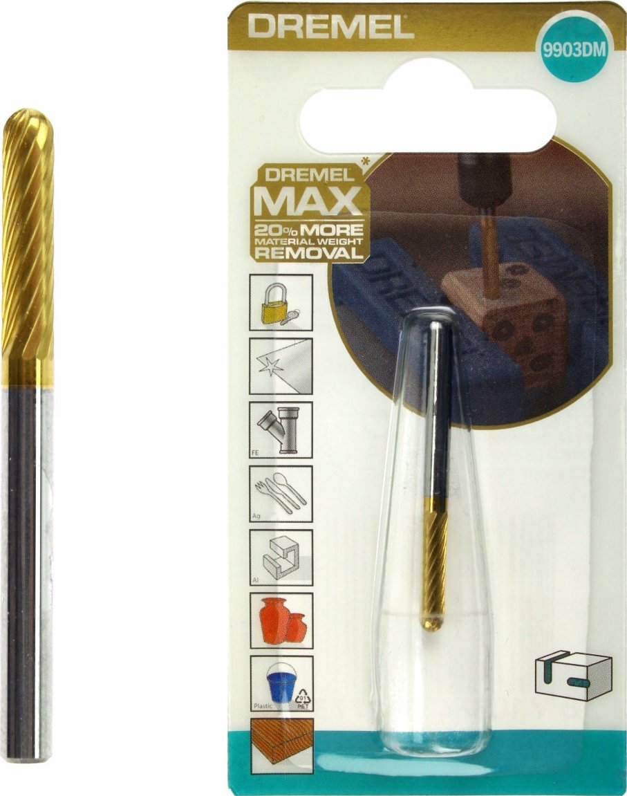 Dremel DREMEL ROUND CARBIDE CUTTER MAX 9903DM ...