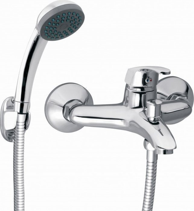 Bateria wannowa Ferro Bateria wannowa Basic ścienna, chrom