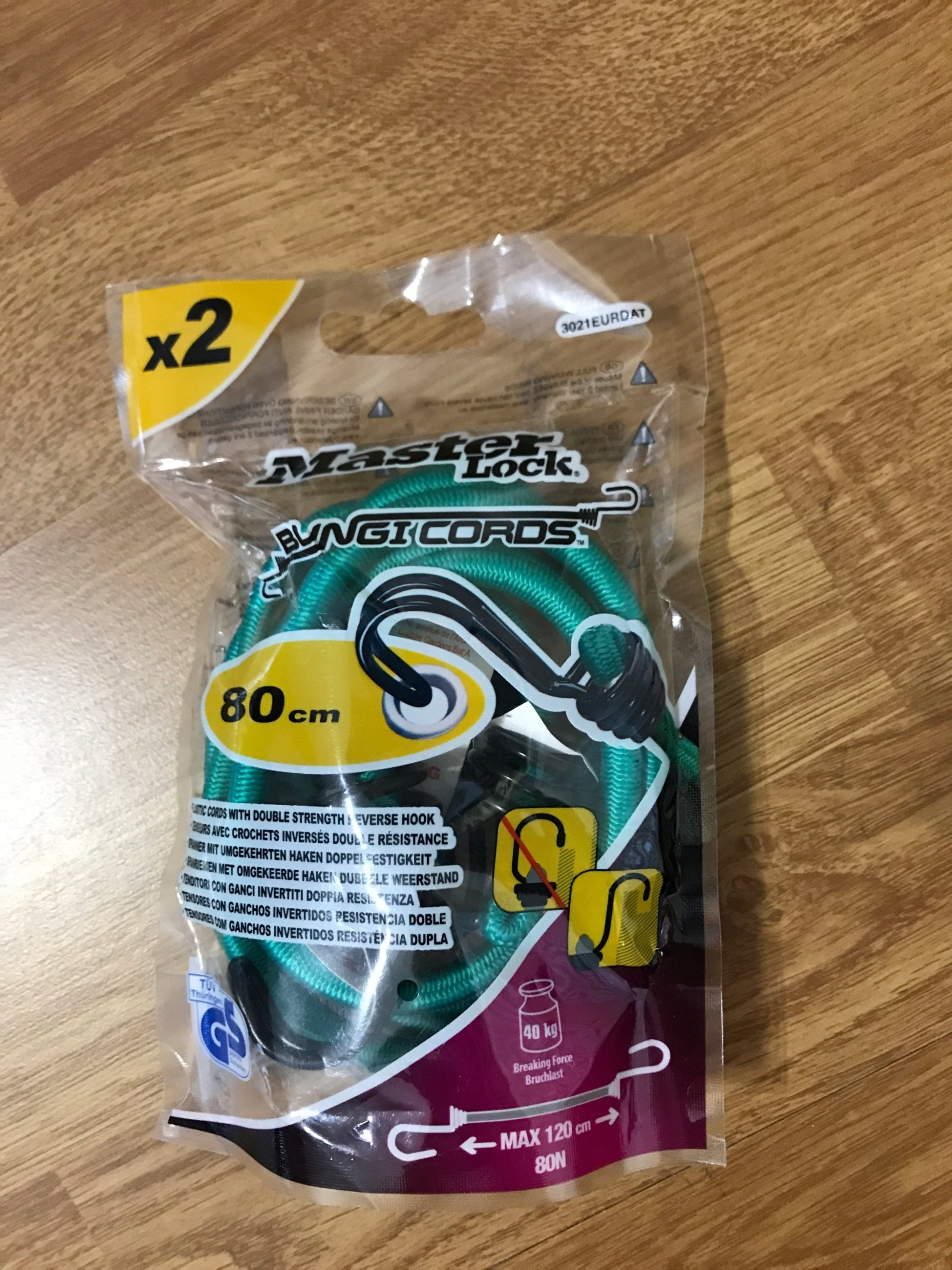 MasterLock 2x1 Master Lock Twin Wire Bungee 3021EURDAT