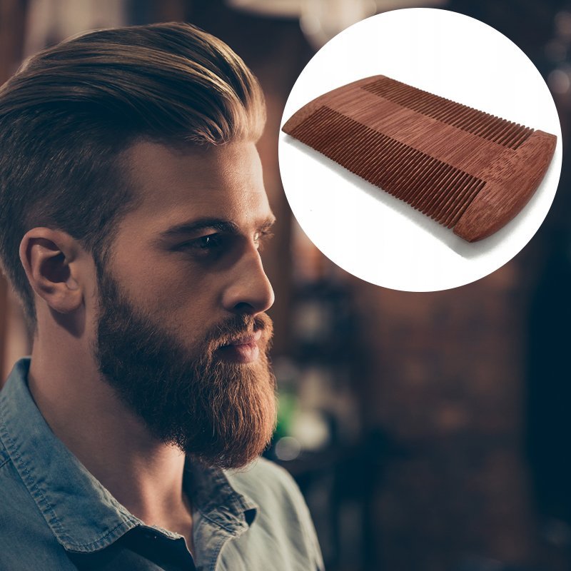 Hedo Drewniany grzebień do brody