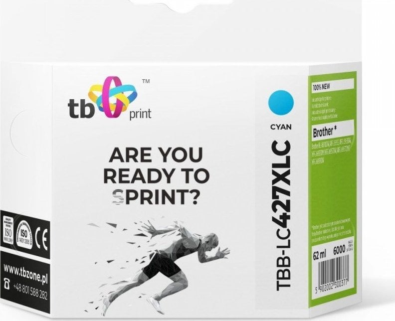 TB Print Tusz do Brother MFC-J5955DW TBB-LC427XLC 100% nowy cyan