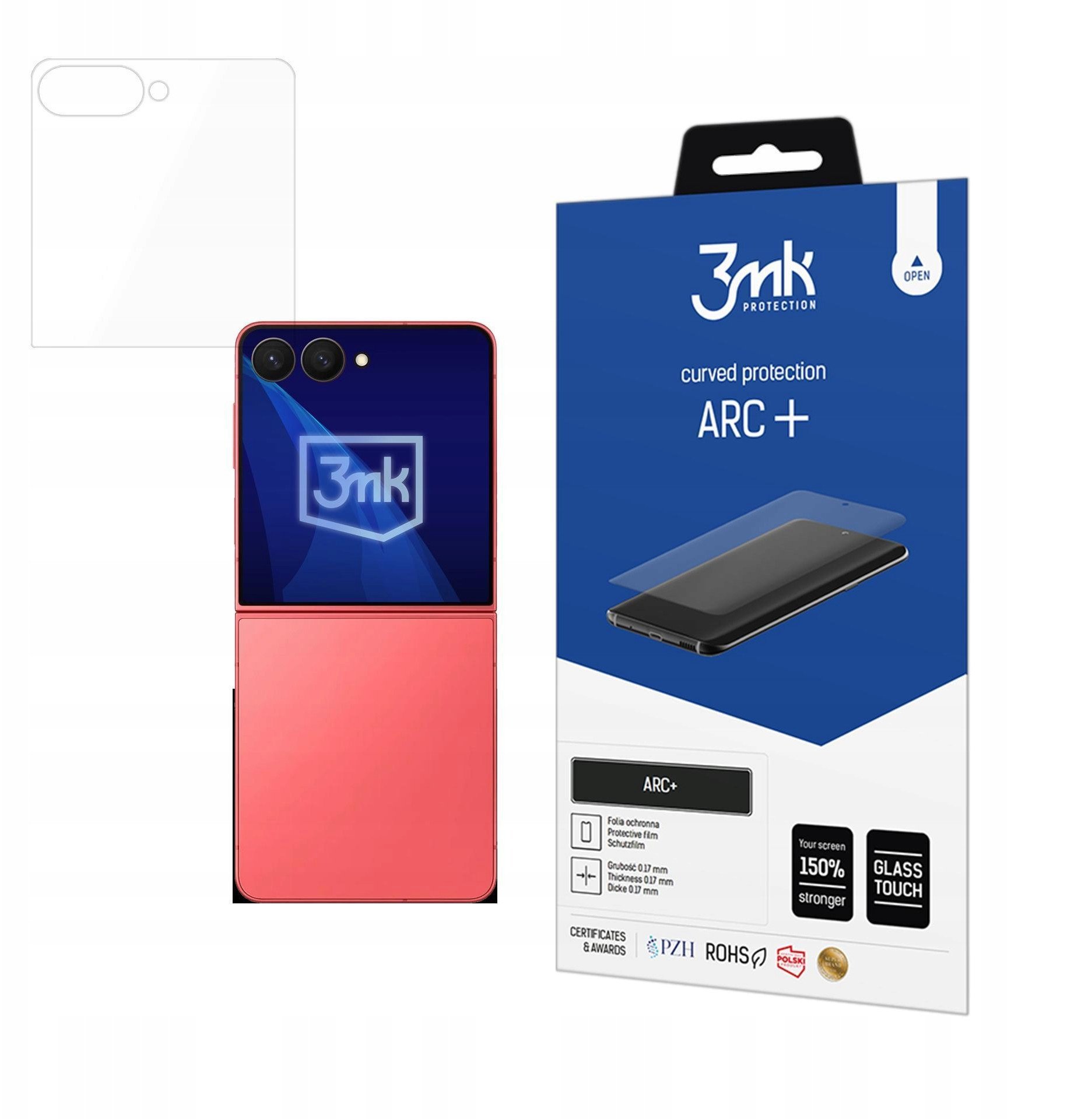 Folia 3MK ARC+ Fullscreen do Samsung Galaxy Z Flip7