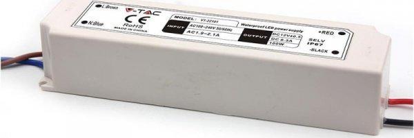 V-TAC Zasilacz LED V-TAC 100W 12V 8.3A IP67 Hermetyczny Filtr EMI VT-22101