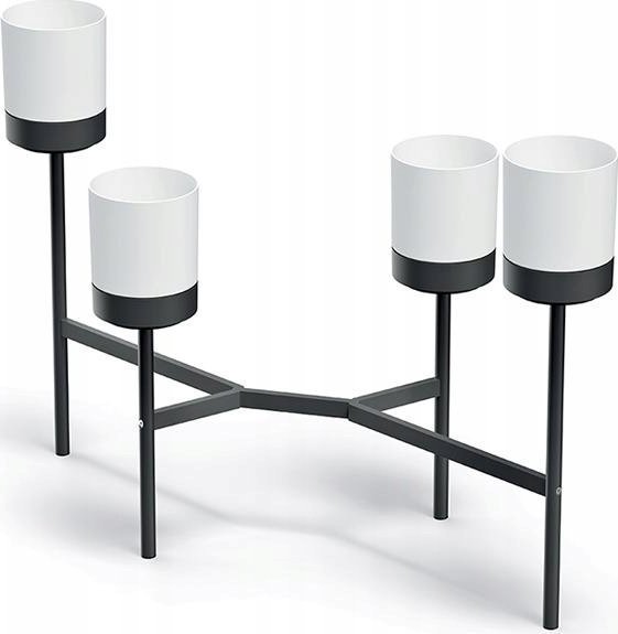 Prosperplast Wysoki Kwietnik Doniczki Rama typ Loft IKD4L Biały