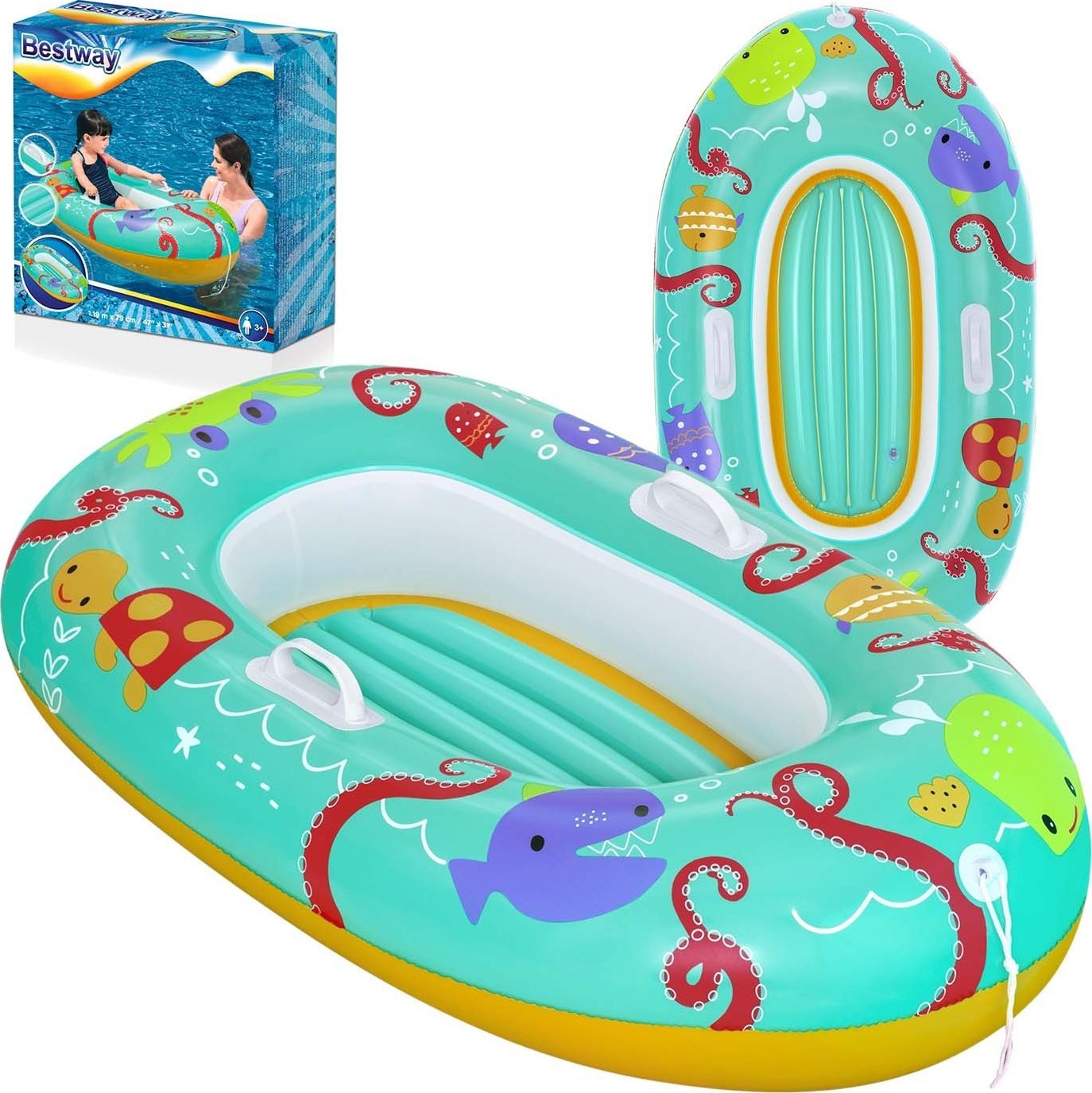 Bestway Ponton plażowy do pływania 119 x 79 cm Bestway 34009