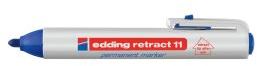 Edding Marker permanentny, automatyczny, okrągła końcówka 1,5-3MM niebieski (retract11/003/N ED)