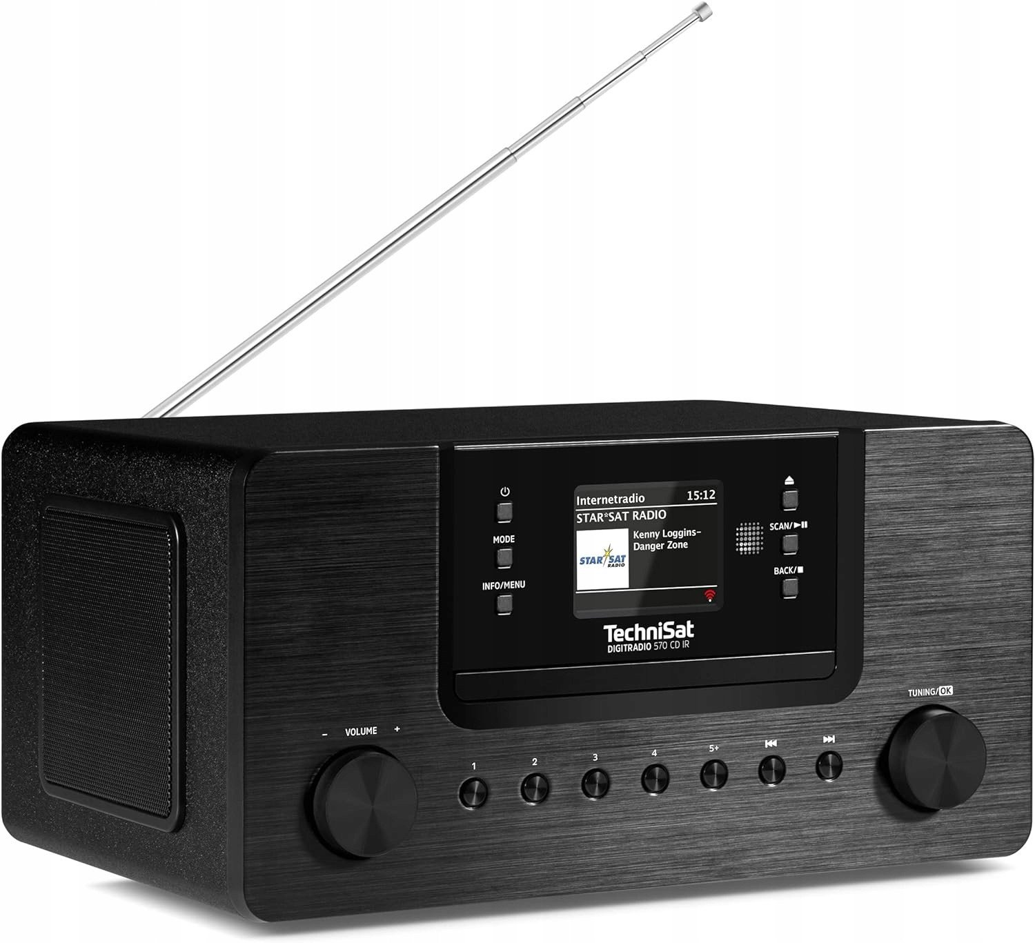Radio internetowe TechniSat DIGITRADIO 570 CD IR Stereo DAB+ odtwarzacz CD