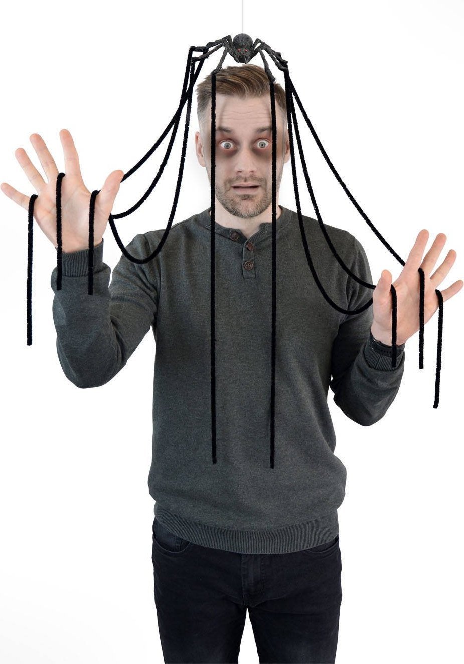 Dekoracja świąteczna Arpex Dekoracja pająk XL z odnóżkami one size