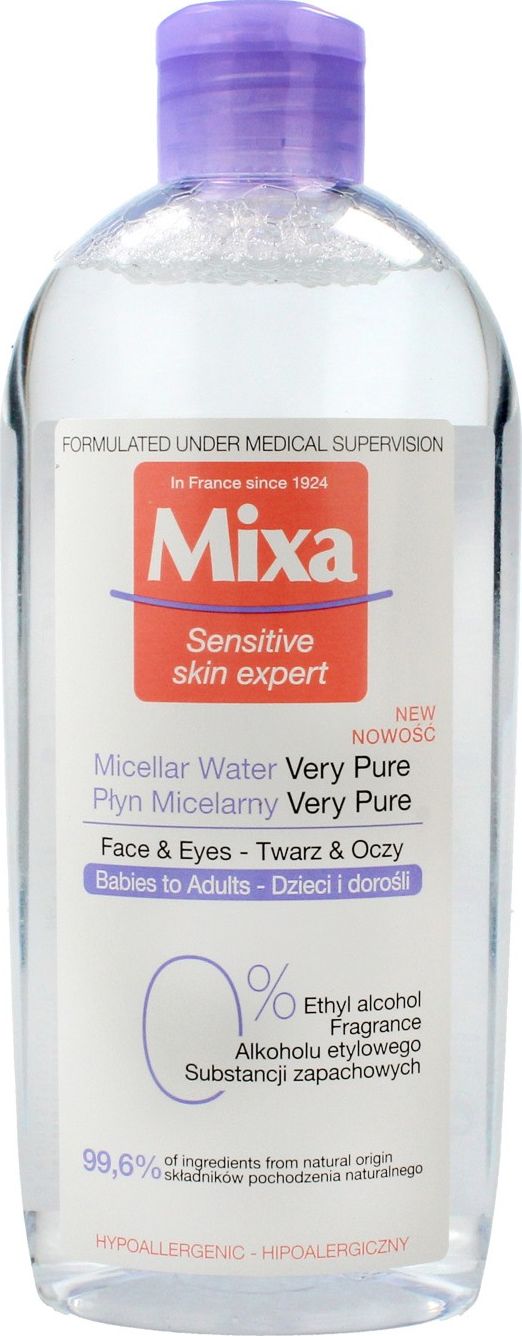 Mixa Płyn micelarny do twarzy i oczu dla dorosłych i dzieci 400ml