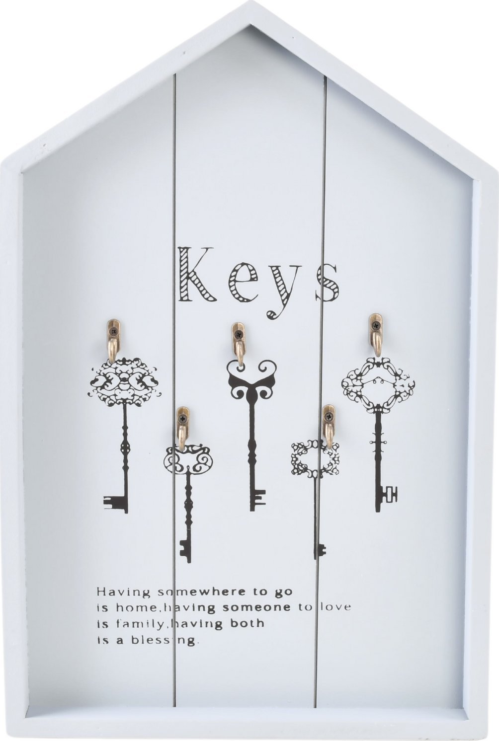 DOMEK NA KLUCZE SZARY KEYS