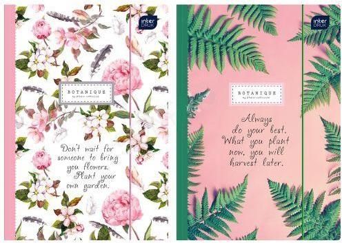 Interdruk Teczka z gumką A4+ LUX UV Botanique (10szt)