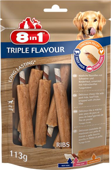8in1 8in1 PATYKI TRIPLE FLAVOUR RIBS 6 szt.