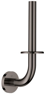 Grohe uchwyt na papier toaletowy metalowy, Polerowany Hard Graphite