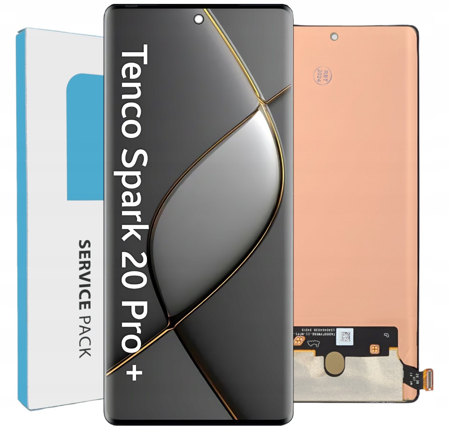 ORYGINAŁ WYŚWIETLACZ EKRAN LCD DO TECNO SPARK 20 PRO PLUS KJ7