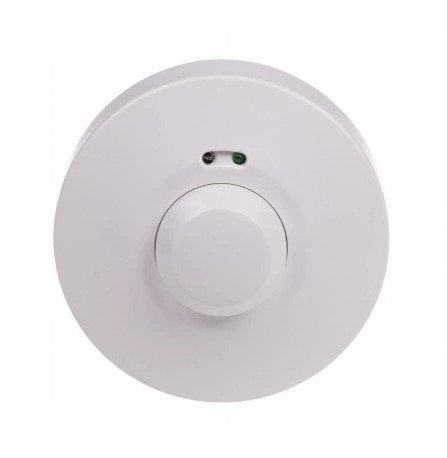 Czujnik ruchu F&F DRM-02-24V mikrofalowy 5A 24V AC/DC 360st IP40 biały