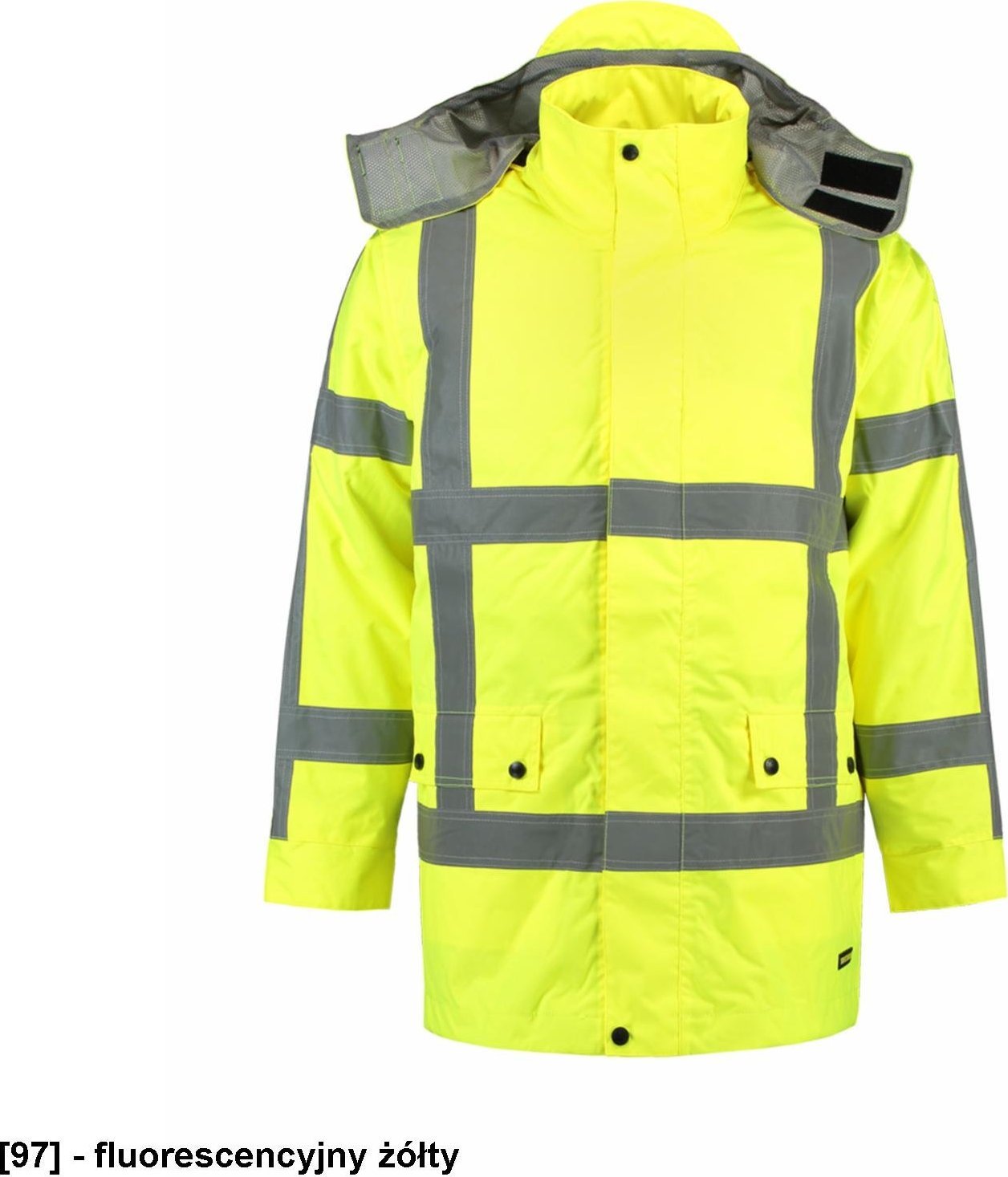 TRICORP RWS Parka T50 - ADLER - Kurtka robocze unisex, 200 g/m, 100% poliester, - fluorescencyjny żółty 4XL
