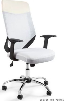 Krzesło biurowe Unique Mobi Plus Białe