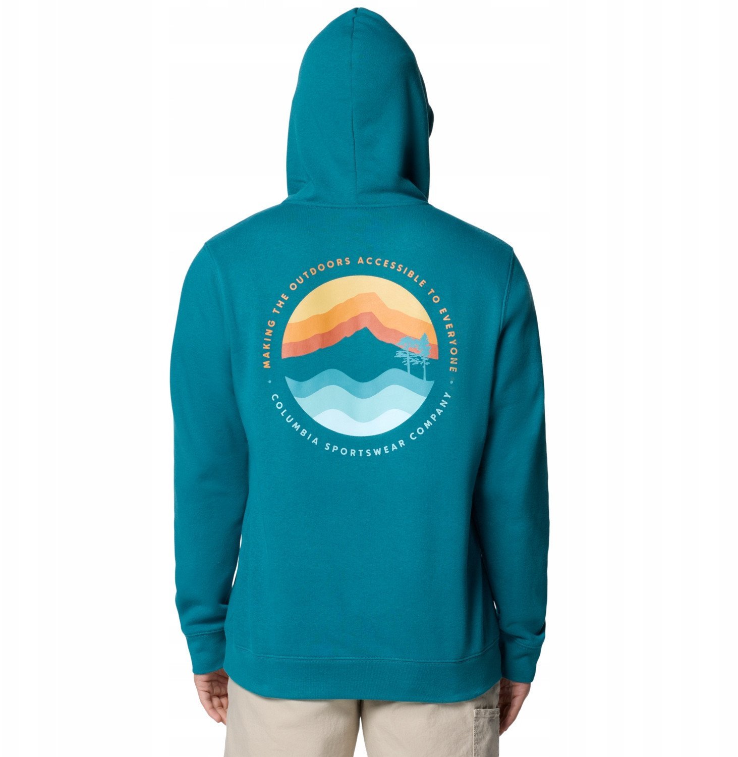 Columbia Columbia Trek Graphic Hoodie 2018494364 Zielone M