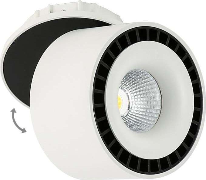 Lampa sufitowa Italux Sevilla Round Recessed 4000K SL7560/28W 4000K WH+BL