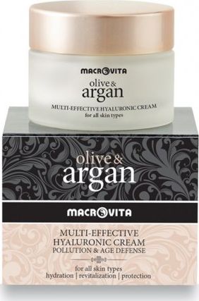 Macrovita OLIVE & ARGAN MULTI-EFFECTIVE 24-godzinny krem hialuronowy z arganowymi komórkami macierzystymi 50ml