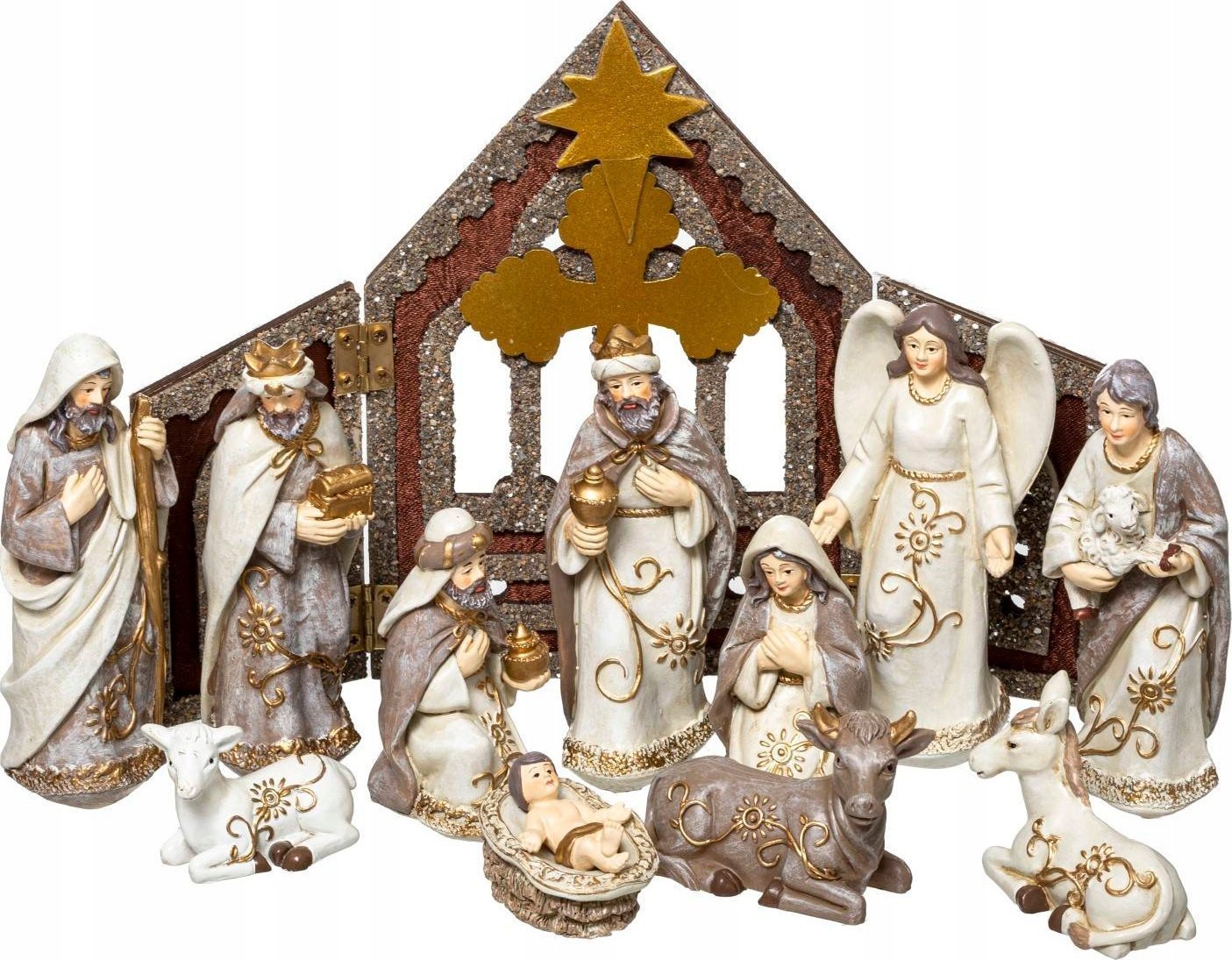 Dekoracja świąteczna Fééric Lights and Christmas szopka