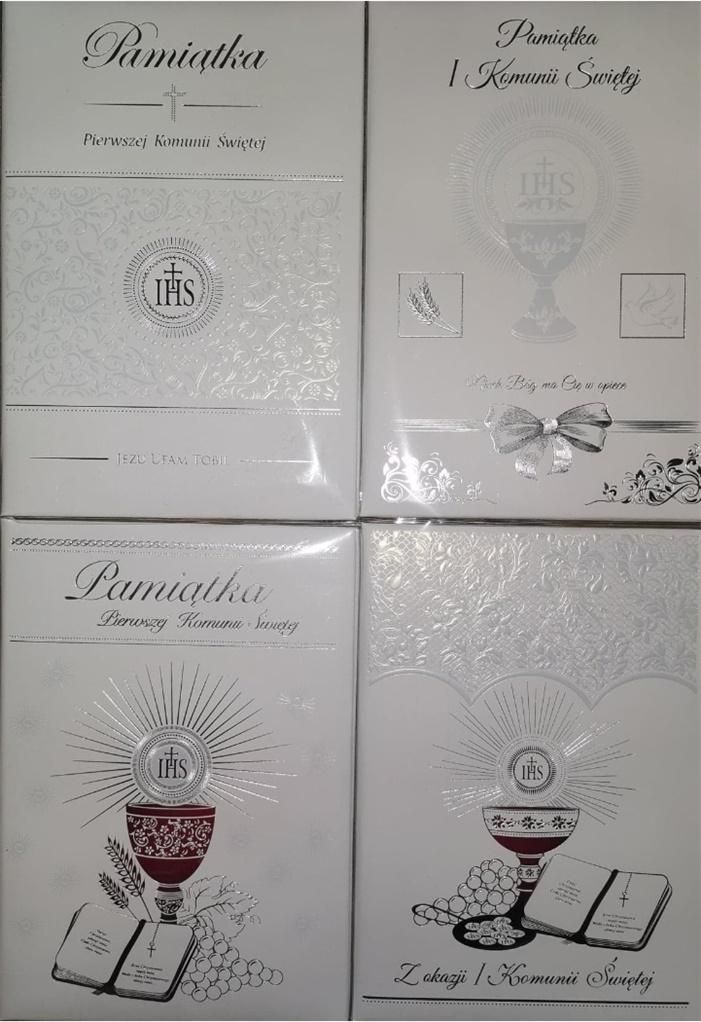 Panorama Pamiątka Komunijna A5 złocona mix wzorów