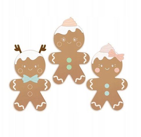 Zestaw wykrojników - Piernikowy ludzik 6szt