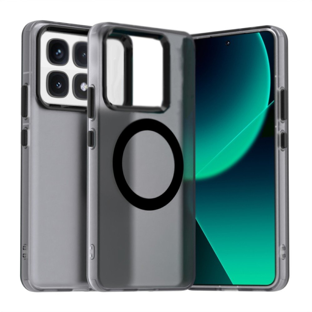 Etui Supero Magmat Magsafe do Xiaomi 14T, przydymiony szary