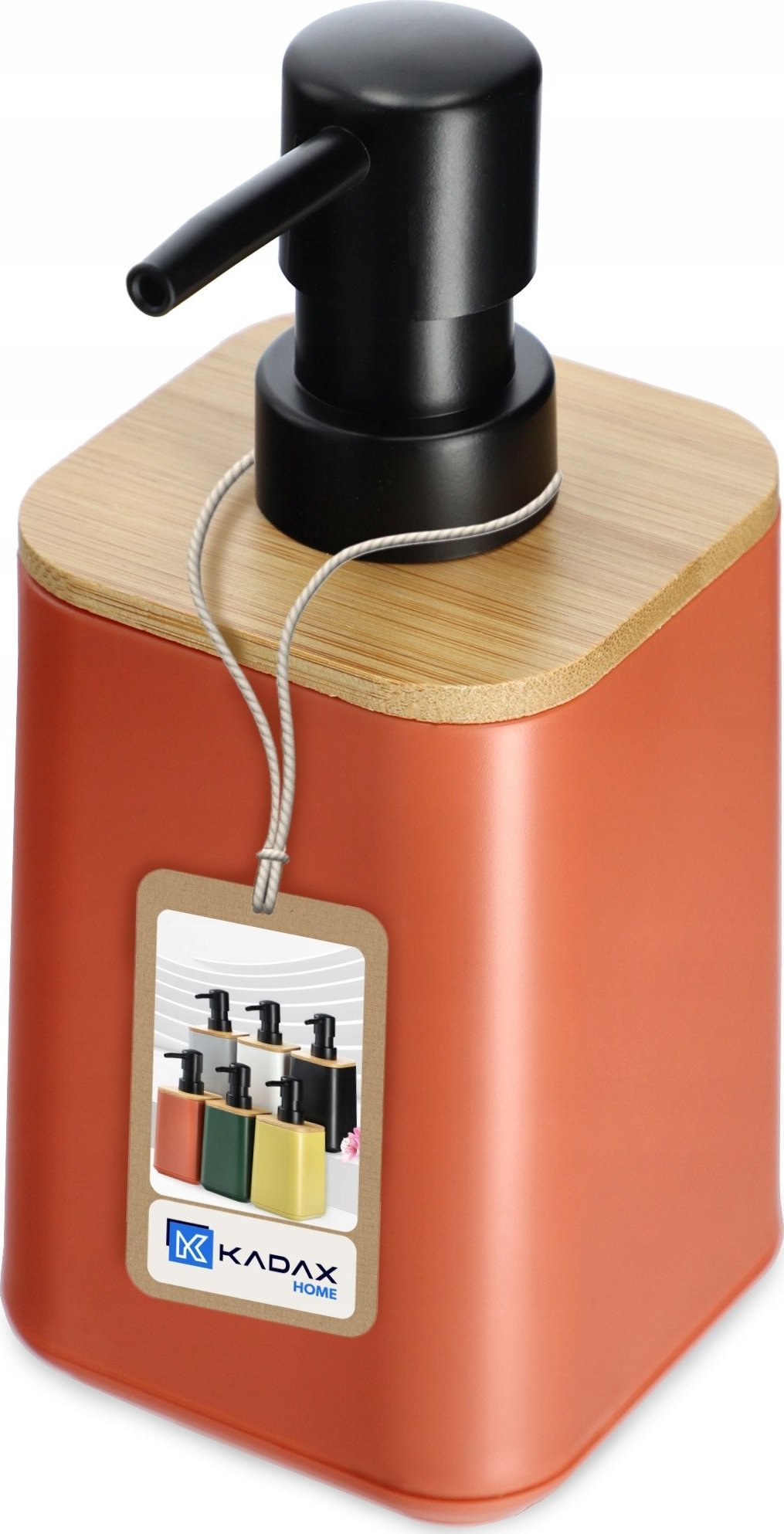 Dozownik do mydła Kadax Dozownik Mydła 400ml Na Mydło W Płynie Żelu Różowy