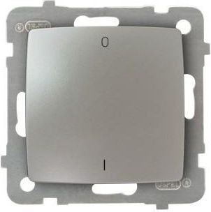 Ospel Łącznik dwubiegunowy Karo srebrny perłowy (ŁP-11S/m/43)