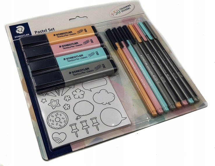 Staedtler STAEDTLER Schreibset 12-teilig Pastell inkl. Sticker