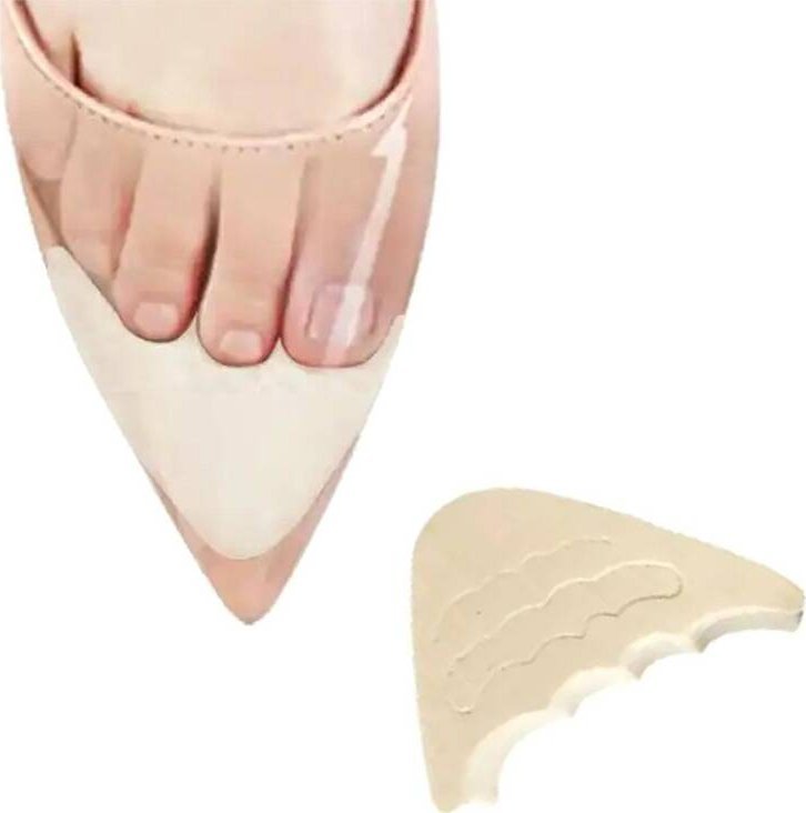 Aptel Piankowe WYPEŁNIACZE do Butów na Obcasie Szpilek 1,6cm 1 para kremowe DA53A