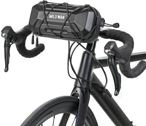 WildMan WILDMAN Etui/uchwyt rowerowy XT17 sakwa na kierownicę czarna/black