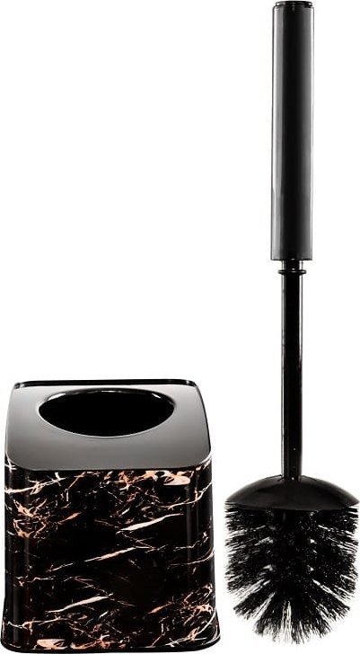 Ozer Szczotka toaletowa kwadratowa Marmur Czarny H:37cm