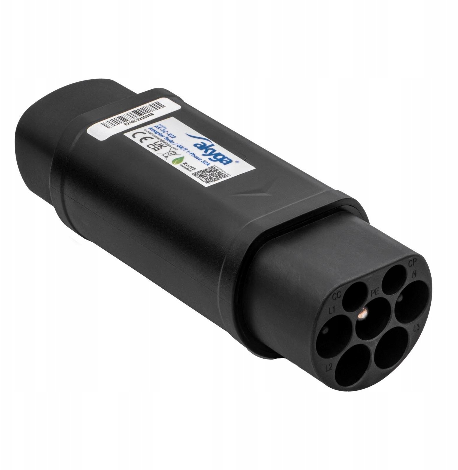 Kabel do ładowania samochodów Akyga Adapter Tesla / GB/T do ładowania samochodów elektrycznych AK-SC-E22 1-faza 32A
