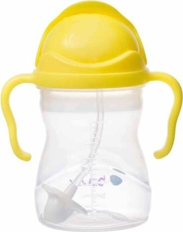 B.Box Innowacyjny Bidon ze Słomką Cytrynowy 240ml 6m+